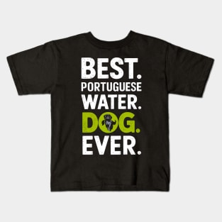 Portuguese Water Dog Dad Fathers Day Dog Lovers Kids T-Shirt
